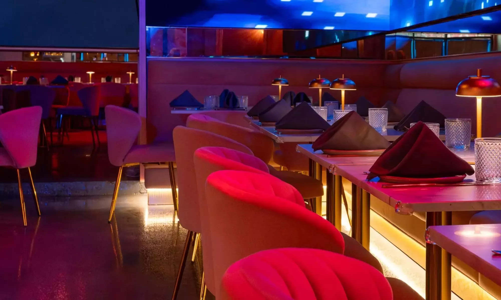 Glyphori's stijlvolle restaurantzaal